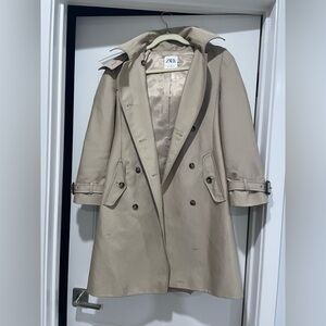 Zara Classic Tan Trench Coat